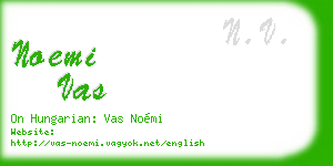 noemi vas business card